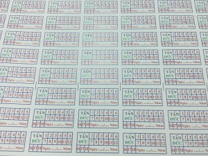 in tem vỡ số lượng ít