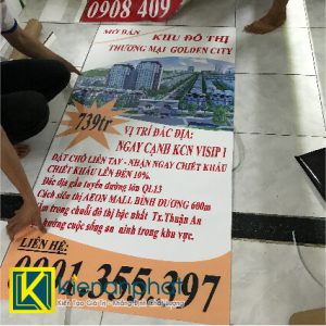 đặt in standee quảng cáo giá rẻ tại tphcm