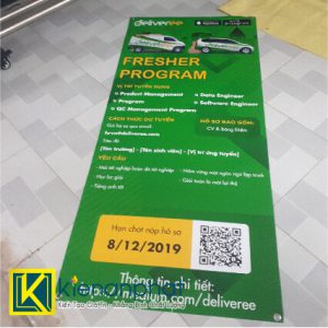 kích thước in standee chuẩn hiện nay