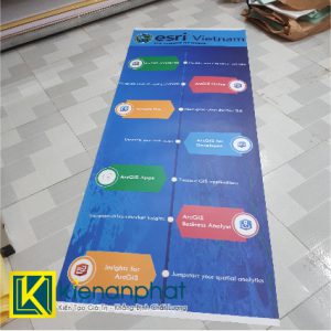 thông tin cơ bản đặt in standee cuốn