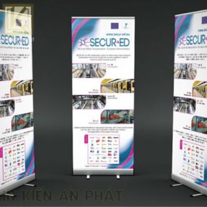 in standee banner cuon gia re tai quan binh thanh tphcm