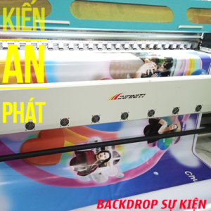 Chọn lựa chất liệu cho in backdrop sự kiện