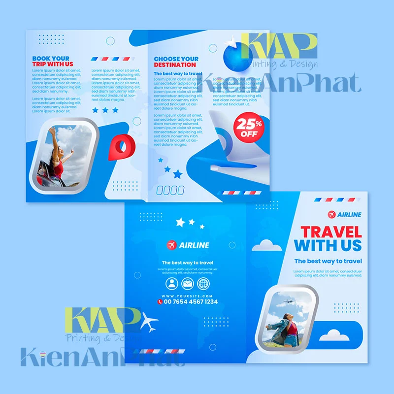 Bảng giá in brochure tham khảo 2025
