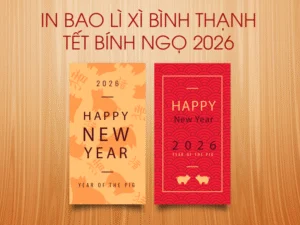 In Bao Lì Xì Bình Thạnh tết 2026 | Giá từ 600đ/cái
