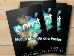 Mực in phù hợp cho Poster: Phân loại mực dầu, mực nước, mực UV