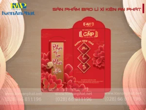 Mẫu sản phẩm in bao lì xì tết 2026 Kiến An Phát