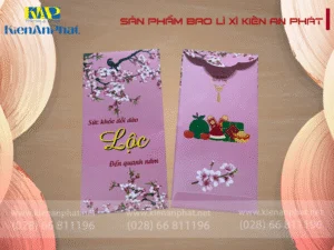 Mẫu sản phẩm in bao lì xì tết 2026 Kiến An Phát