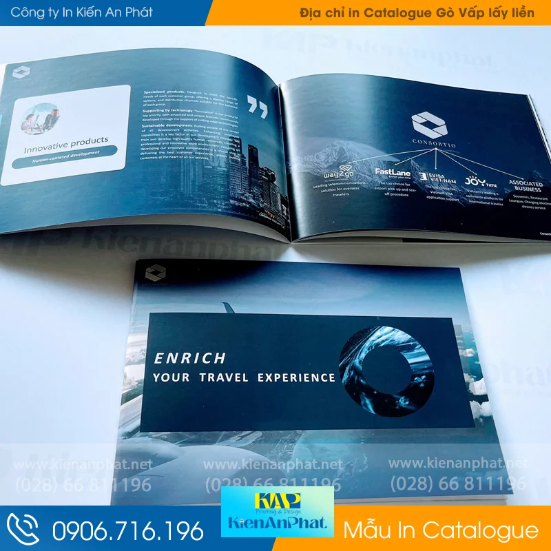 Địa chỉ in Catalogue Gò Vấp lấy liền. Giá từ 19K/cuốn
