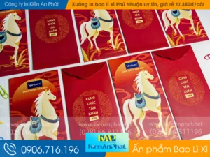 Xưởng in bao lì xì Phú Nhuận uy tín, giá rẻ từ 380đ/cái