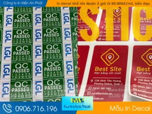 Xưởng in decal khổ lớn quận 2 giá từ 80.000đ/m2, bền đẹp