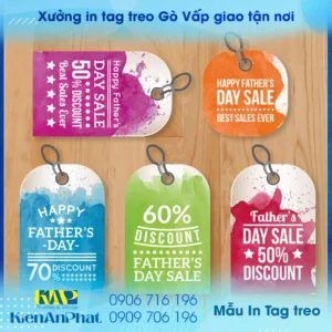 In tag treo Gò Vấp uy tín: - Mẫu in tag treo đẹp