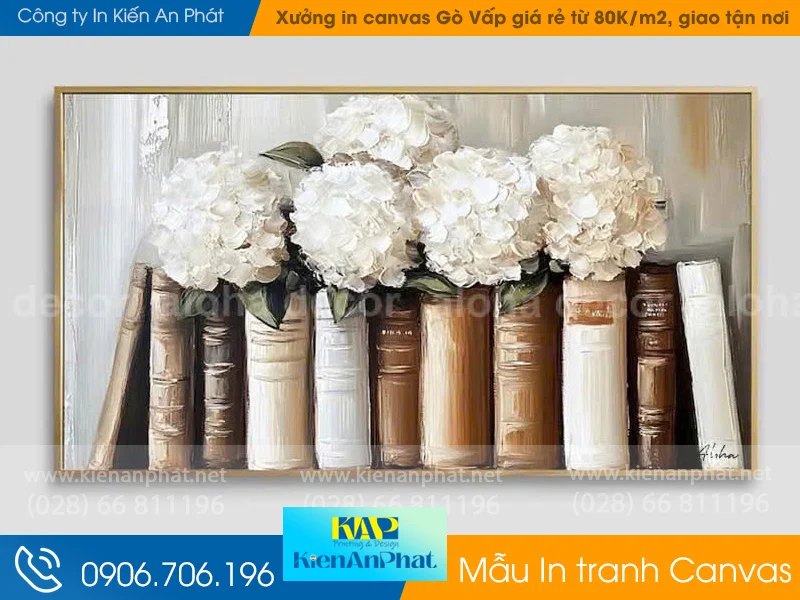 Xưởng in canvas Gò Vấp giá rẻ từ 80K/m2, giao tận nơi