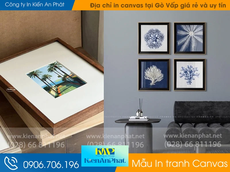 Kiến An Phát – Địa chỉ in canvas tại Gò Vấp giá rẻ và uy tín