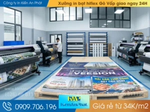 Xưởng in bạt hiflex Gò Vấp giao ngay, giá rẻ từ 34K/m2