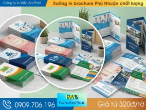 Xưởng in brochure Phú Nhuận chất lượng giá từ 320đ/tờ