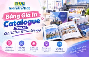 Bảng Giá In Catalogue TPHCM – Chi Phí Thực Tế Theo Số Lượng và Thông Số