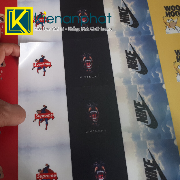 in decal dán số lượng ít
