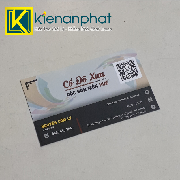 in name card quận thủ đức