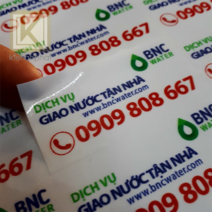 Dịch vụ in tem nhãn decal giá rẻ, chất lượng tại Tp.HCM