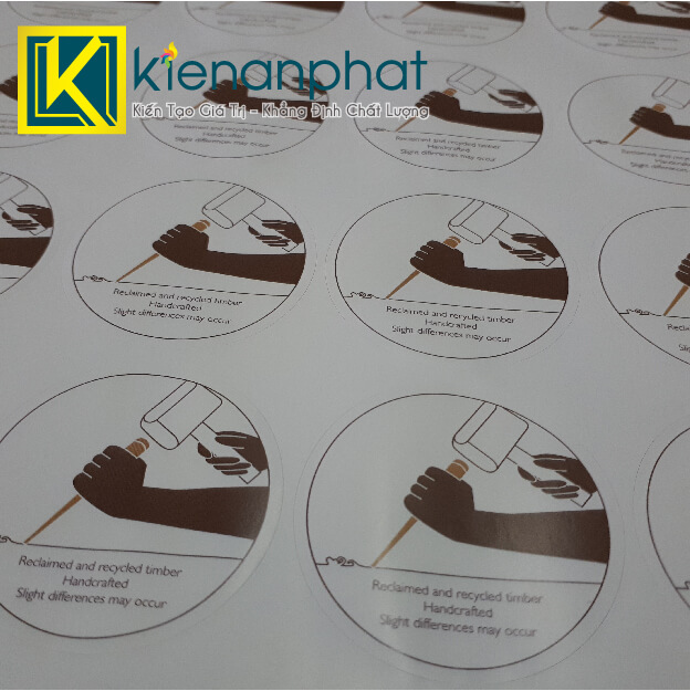 In tem decal giấy số lượng ít giá rẻ tại tphcm