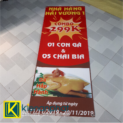 In standee lấy ngay tại Kiến An Phát